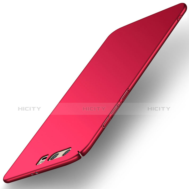 Coque Plastique Rigide Etui Housse Mat M03 pour Huawei Honor 9 Premium Rouge Plus