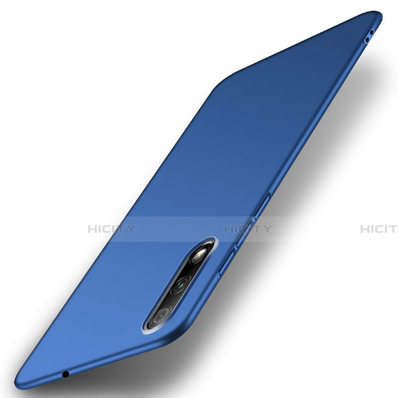 Coque Plastique Rigide Etui Housse Mat M03 pour Huawei Y9 Prime (2019) Bleu Plus