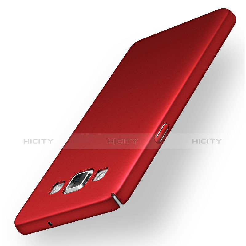 Coque Plastique Rigide Etui Housse Mat M03 pour Samsung Galaxy A5 SM-500F Rouge Plus