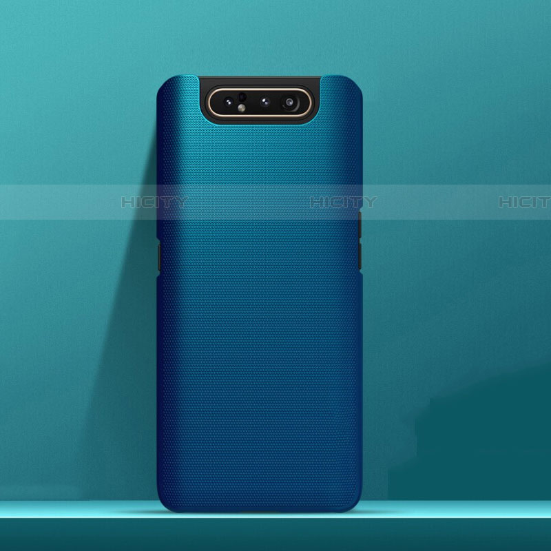 Coque Plastique Rigide Etui Housse Mat M03 pour Samsung Galaxy A90 4G Bleu Plus