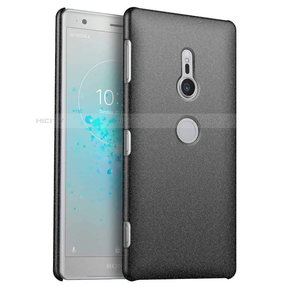 Coque Plastique Rigide Etui Housse Mat M03 pour Sony Xperia XZ2 Gris Plus