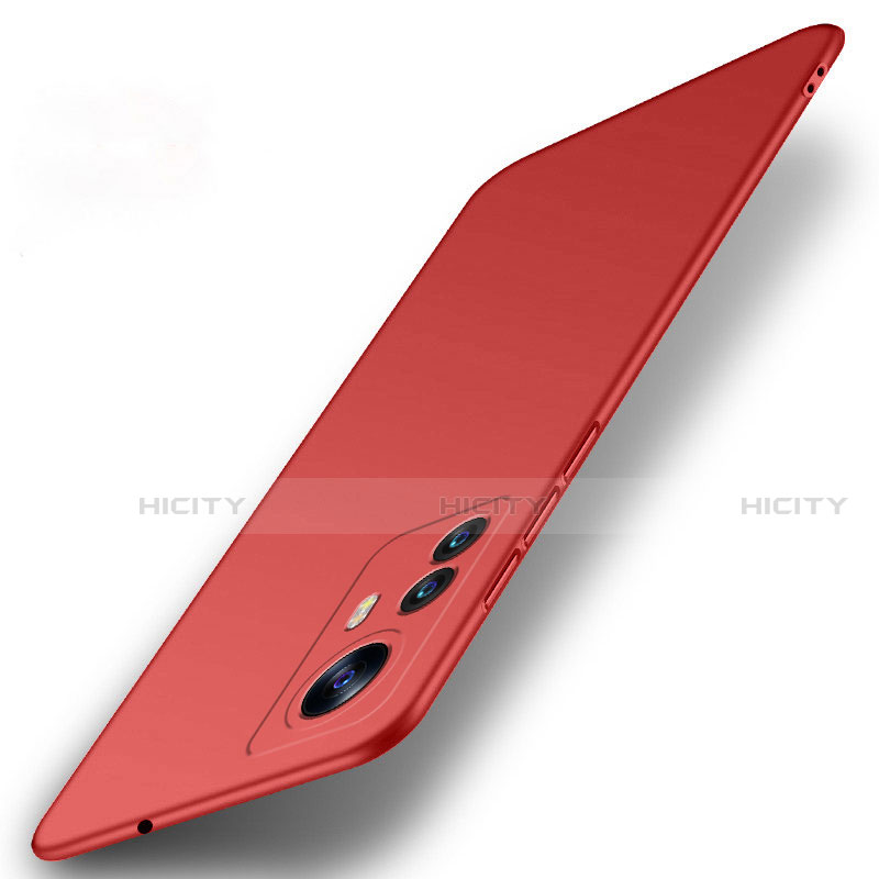 Coque Plastique Rigide Etui Housse Mat M03 pour Xiaomi Mi 12 5G Rouge Plus