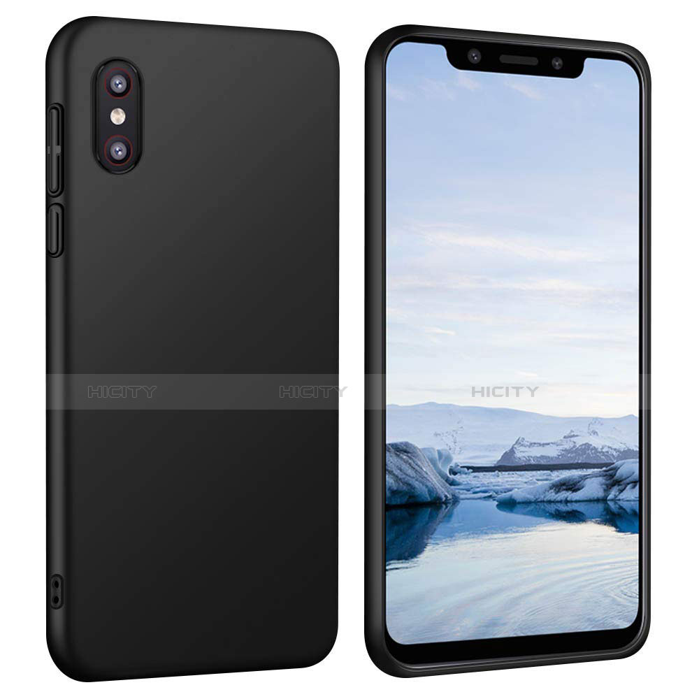 Coque Plastique Rigide Etui Housse Mat M03 pour Xiaomi Mi 8 Pro Global Version Noir Plus