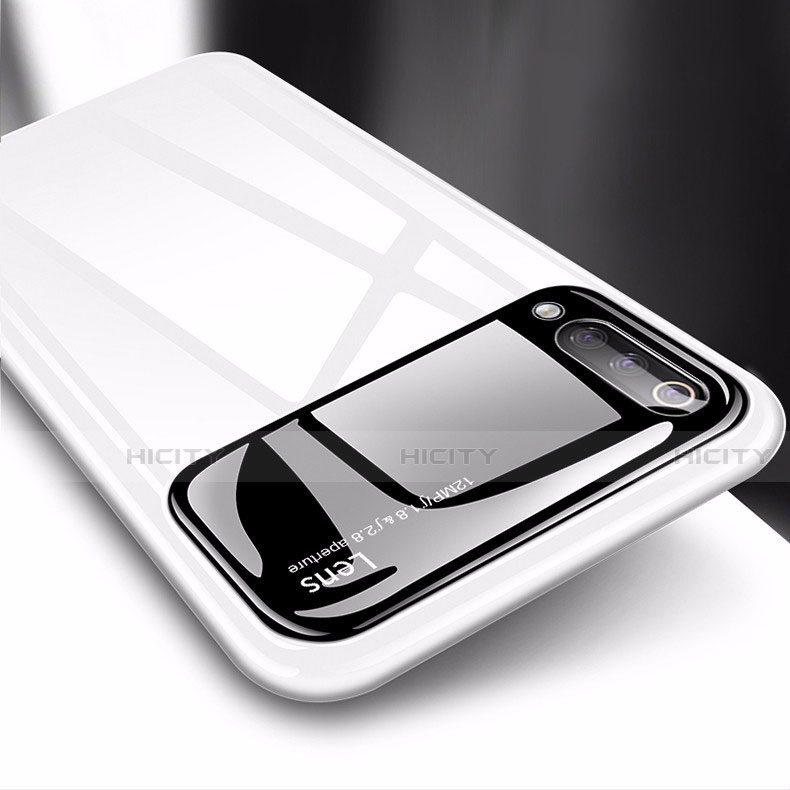 Coque Plastique Rigide Etui Housse Mat M03 pour Xiaomi Mi A3 Blanc Plus