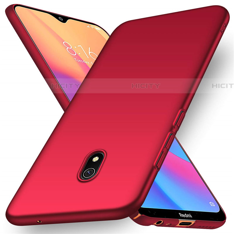 Coque Plastique Rigide Etui Housse Mat M03 pour Xiaomi Redmi 8A Rouge Plus