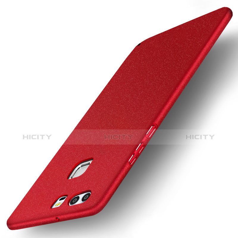 Coque Plastique Rigide Etui Housse Mat M04 pour Huawei P9 Plus Rouge Plus