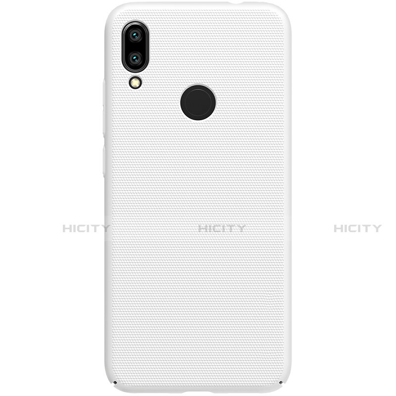 Coque Plastique Rigide Etui Housse Mat M04 pour Xiaomi Redmi Note 7 Blanc Plus