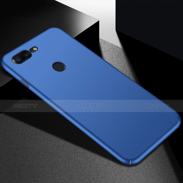 Coque Plastique Rigide Etui Housse Mat M05 pour OnePlus 5T A5010 Bleu Plus