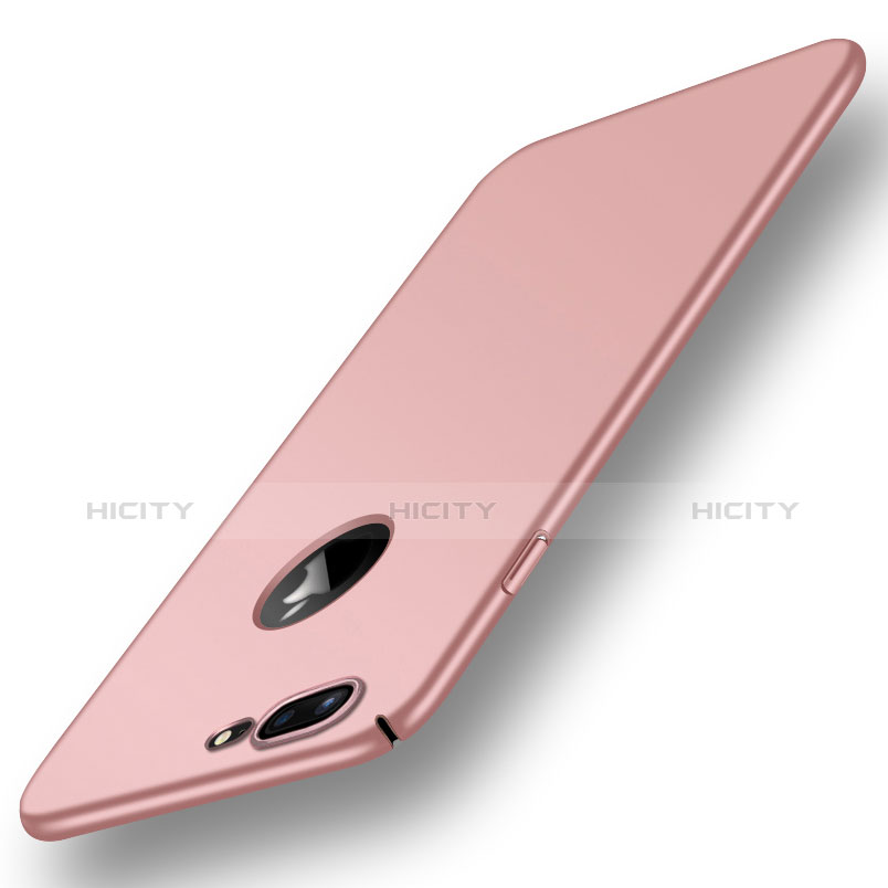 Coque Plastique Rigide Etui Housse Mat M18 pour Apple iPhone 8 Plus Or Rose Plus