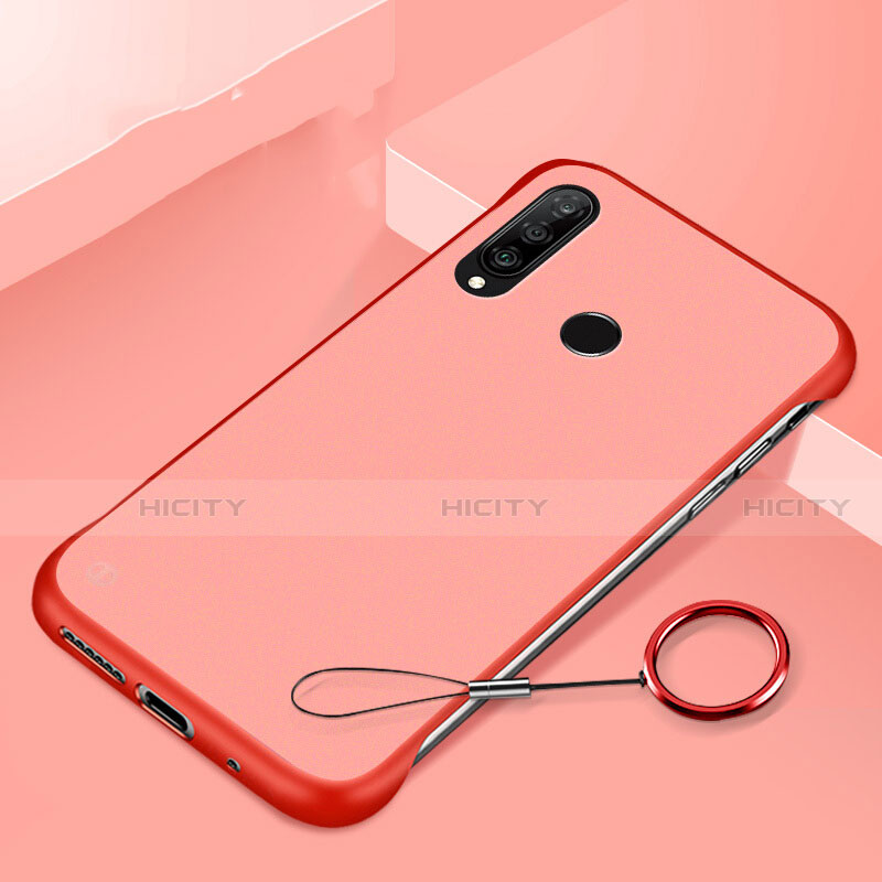 Coque Plastique Rigide Etui Housse Mat P01 pour Huawei P30 Lite New Edition Rouge Plus