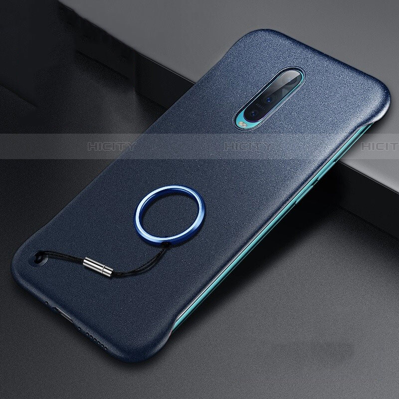 Coque Plastique Rigide Etui Housse Mat P01 pour Oppo RX17 Pro Bleu Plus