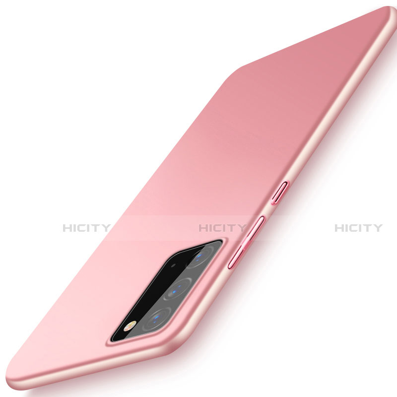 Coque Plastique Rigide Etui Housse Mat P01 pour Samsung Galaxy Note 20 5G Or Rose Plus