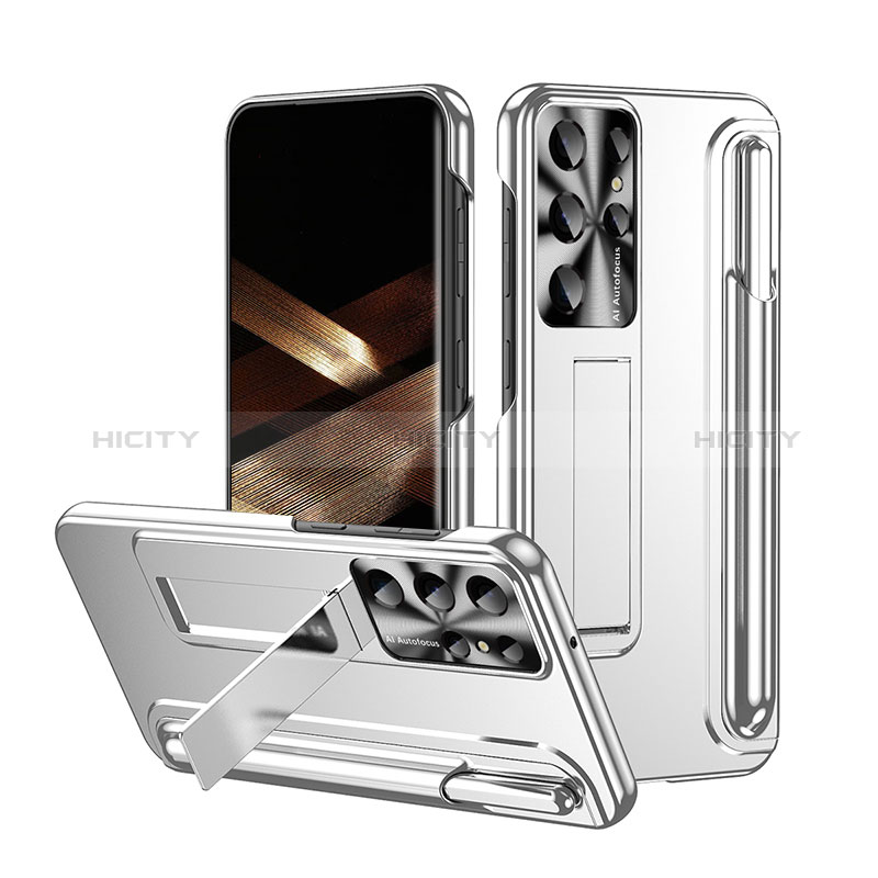 Coque Plastique Rigide Etui Housse Mat P01 pour Samsung Galaxy S24 Ultra 5G Argent Plus