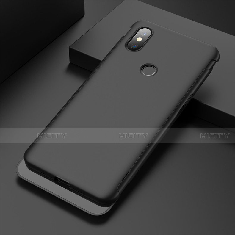 Coque Plastique Rigide Etui Housse Mat P01 pour Xiaomi Mi Mix 3 Noir Plus