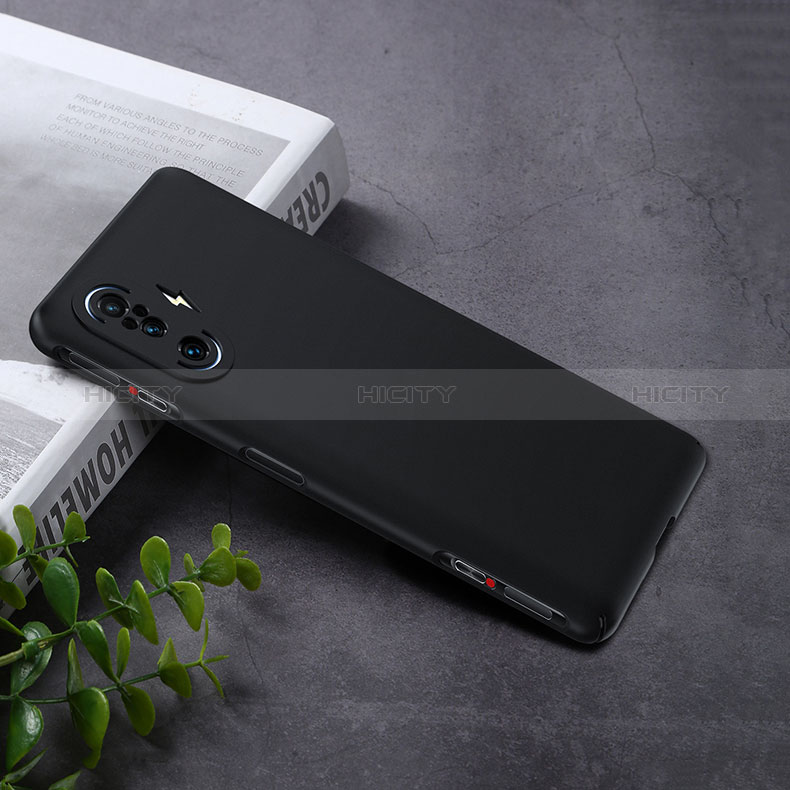 Coque Plastique Rigide Etui Housse Mat P01 pour Xiaomi Poco F3 GT 5G Noir Plus