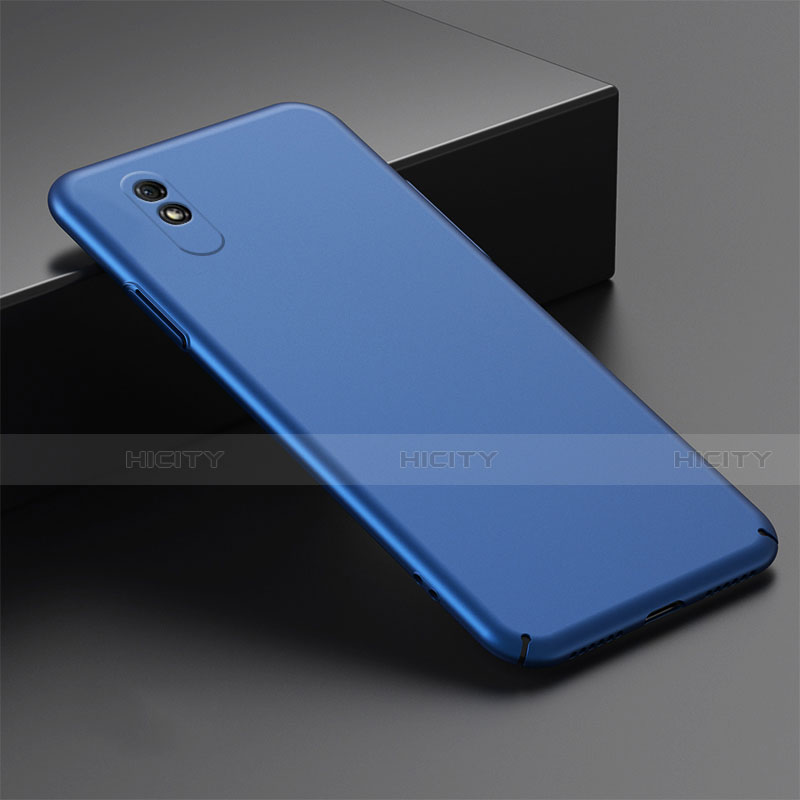 Coque Plastique Rigide Etui Housse Mat P01 pour Xiaomi Redmi 9i Bleu Plus