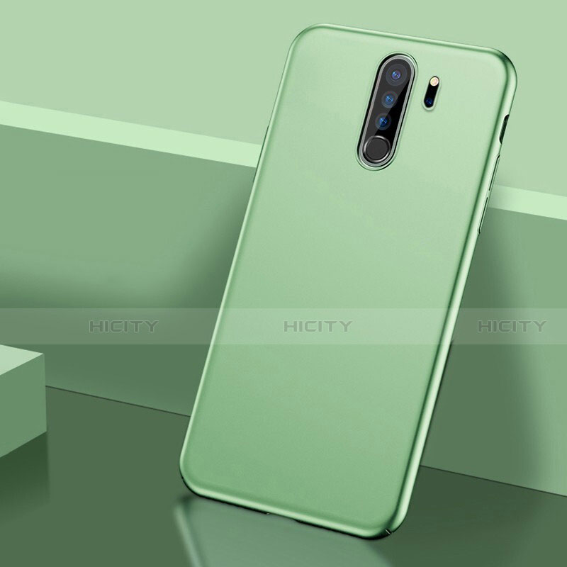 Coque Plastique Rigide Etui Housse Mat P01 pour Xiaomi Redmi Note 8 Pro Vert Plus