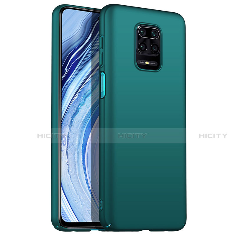 Coque Plastique Rigide Etui Housse Mat P01 pour Xiaomi Redmi Note 9 Pro Max Vert Plus