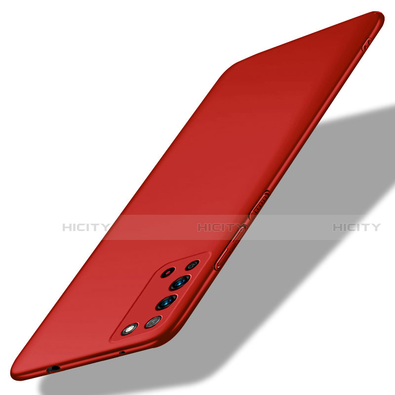 Coque Plastique Rigide Etui Housse Mat P02 pour Huawei Honor X10 5G Rouge Plus