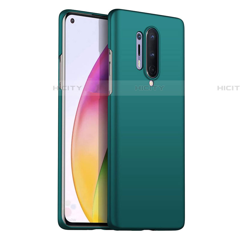 Coque Plastique Rigide Etui Housse Mat P02 pour OnePlus 8 Pro Vert Plus