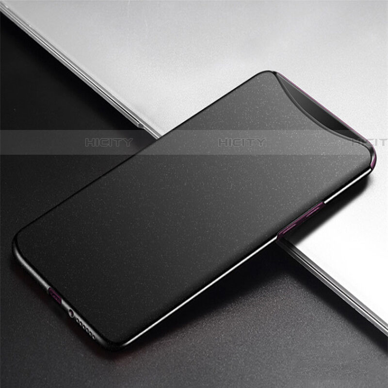 Coque Plastique Rigide Etui Housse Mat P02 pour Oppo Find X Super Flash Edition Noir Plus