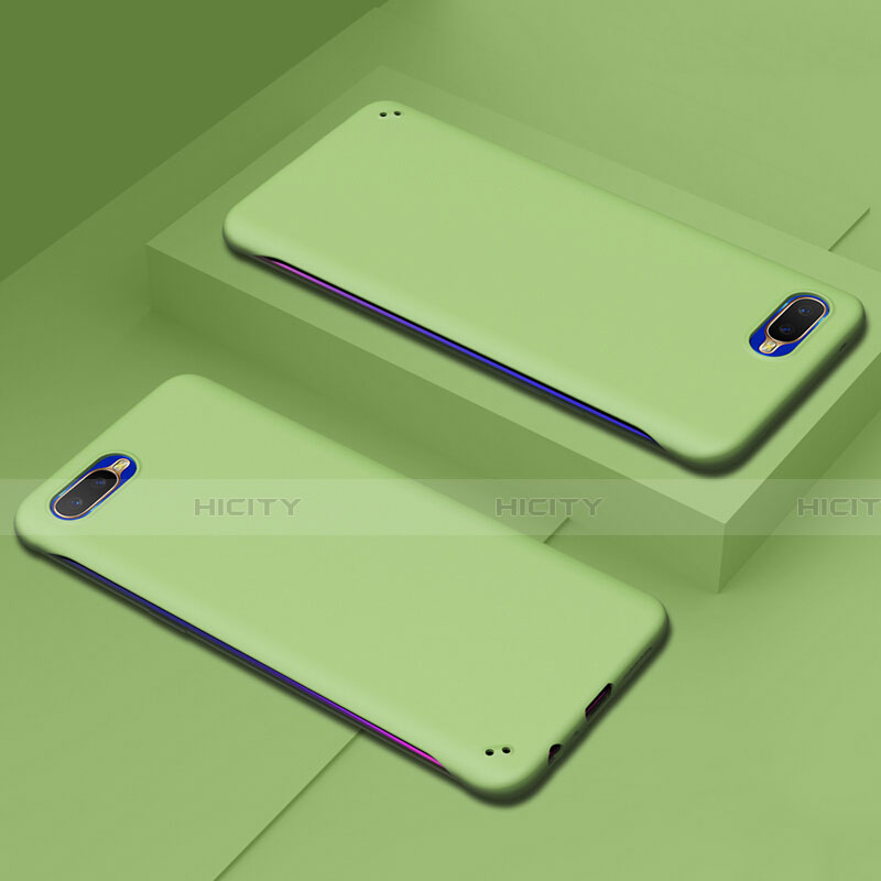 Coque Plastique Rigide Etui Housse Mat P02 pour Oppo R15X Vert Plus