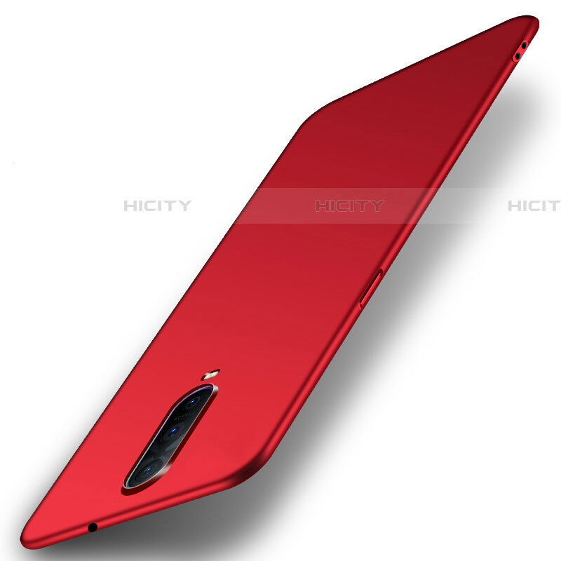 Coque Plastique Rigide Etui Housse Mat P02 pour Oppo RX17 Pro Rouge Plus