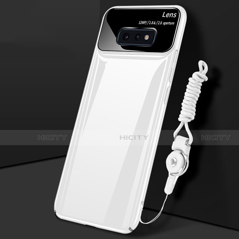 Coque Plastique Rigide Etui Housse Mat P02 pour Samsung Galaxy S10e Blanc Plus