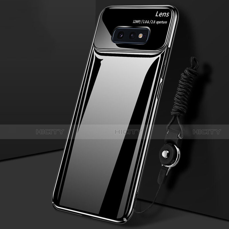 Coque Plastique Rigide Etui Housse Mat P02 pour Samsung Galaxy S10e Noir Plus