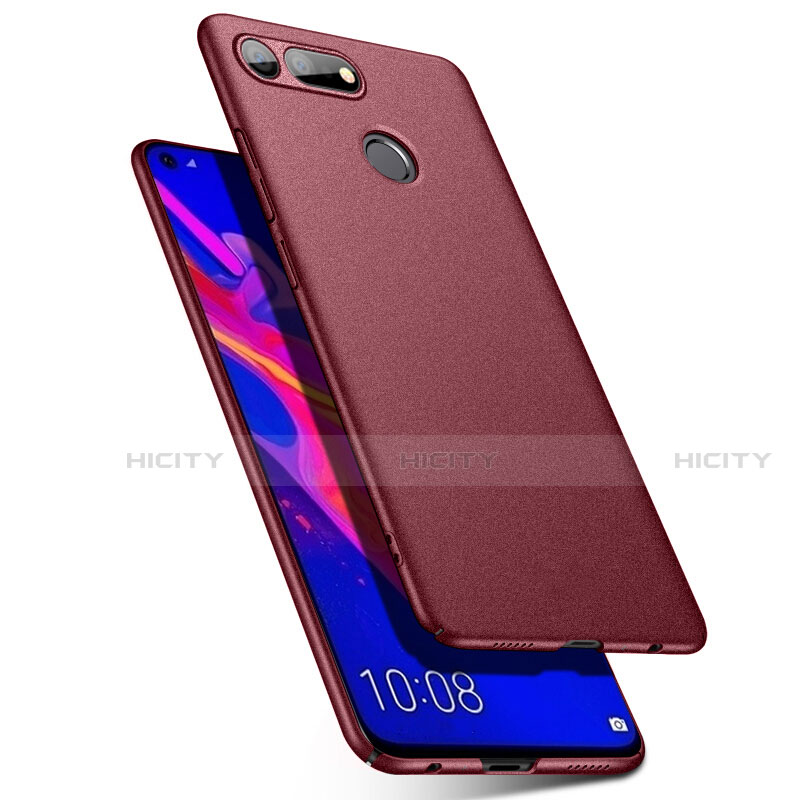 Coque Plastique Rigide Etui Housse Mat P03 pour Huawei Honor View 20 Vin Rouge Plus