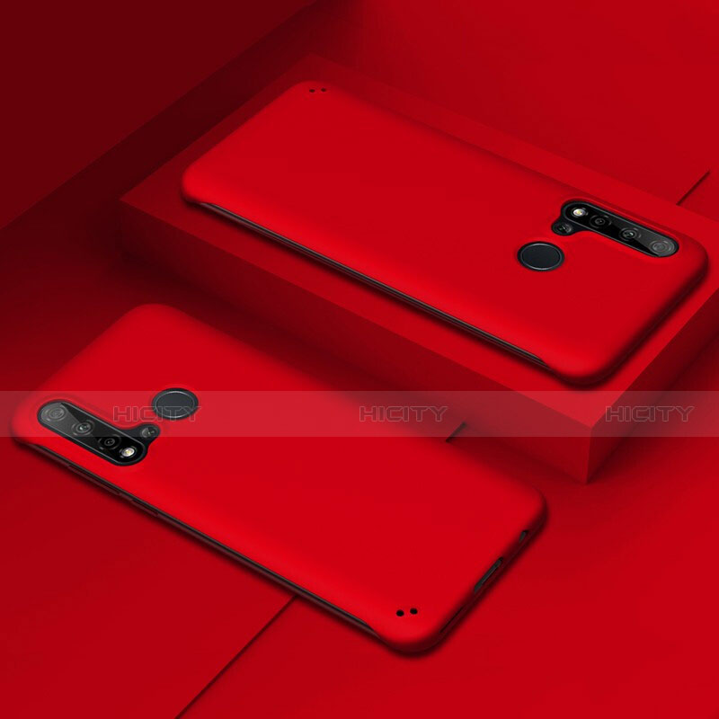 Coque Plastique Rigide Etui Housse Mat P03 pour Huawei Nova 5i Rouge Plus