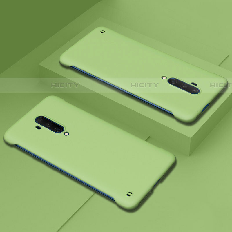 Coque Plastique Rigide Etui Housse Mat P03 pour OnePlus 7T Pro Vert Plus