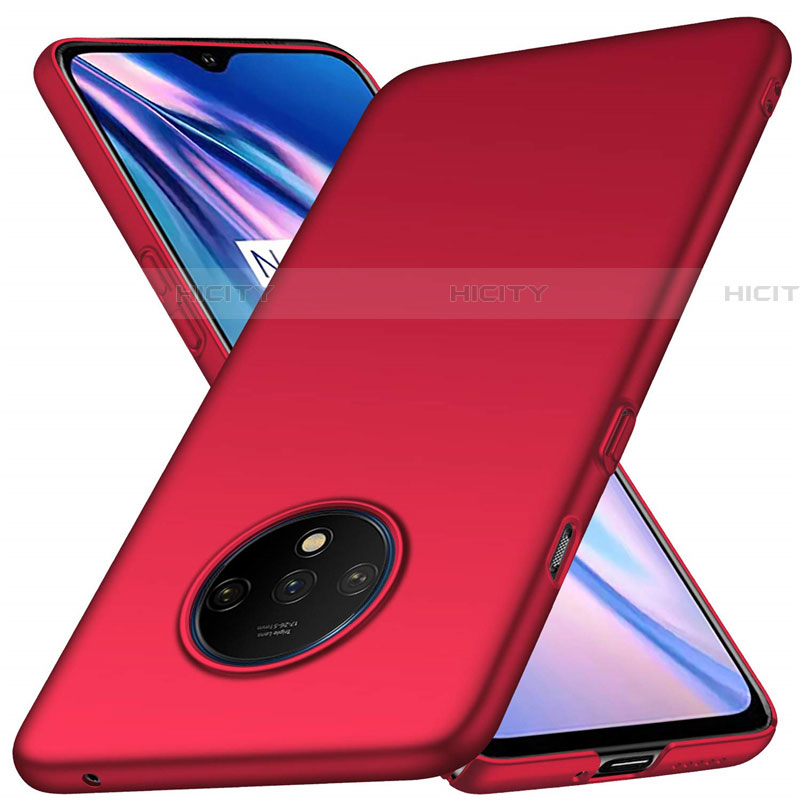 Coque Plastique Rigide Etui Housse Mat P03 pour OnePlus 7T Rouge Plus