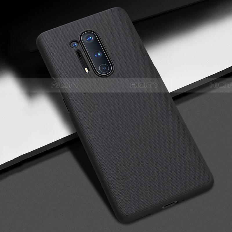 Coque Plastique Rigide Etui Housse Mat P03 pour OnePlus 8 Pro Noir Plus