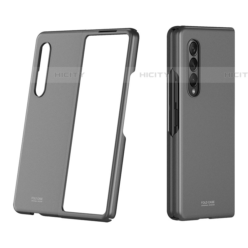 Coque Plastique Rigide Etui Housse Mat P03 pour Samsung Galaxy Z Fold4 5G Gris Plus