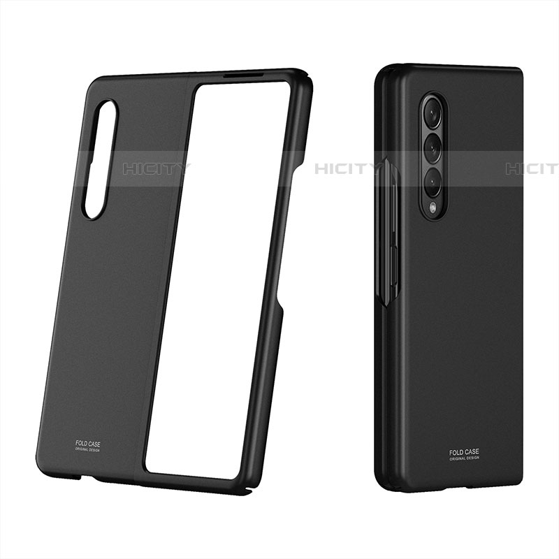 Coque Plastique Rigide Etui Housse Mat P03 pour Samsung Galaxy Z Fold4 5G Noir Plus