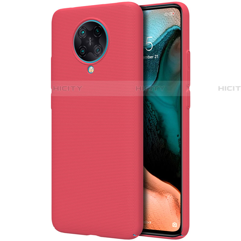 Coque Plastique Rigide Etui Housse Mat P03 pour Xiaomi Poco F2 Pro Rouge Plus