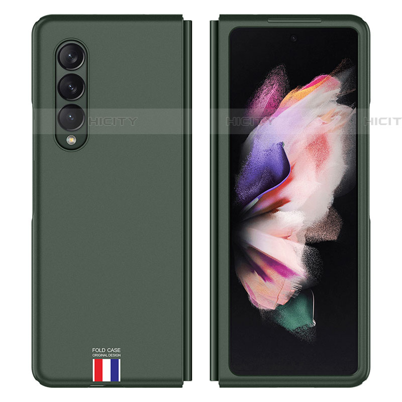 Coque Plastique Rigide Etui Housse Mat P04 pour Samsung Galaxy Z Fold4 5G Vert Plus