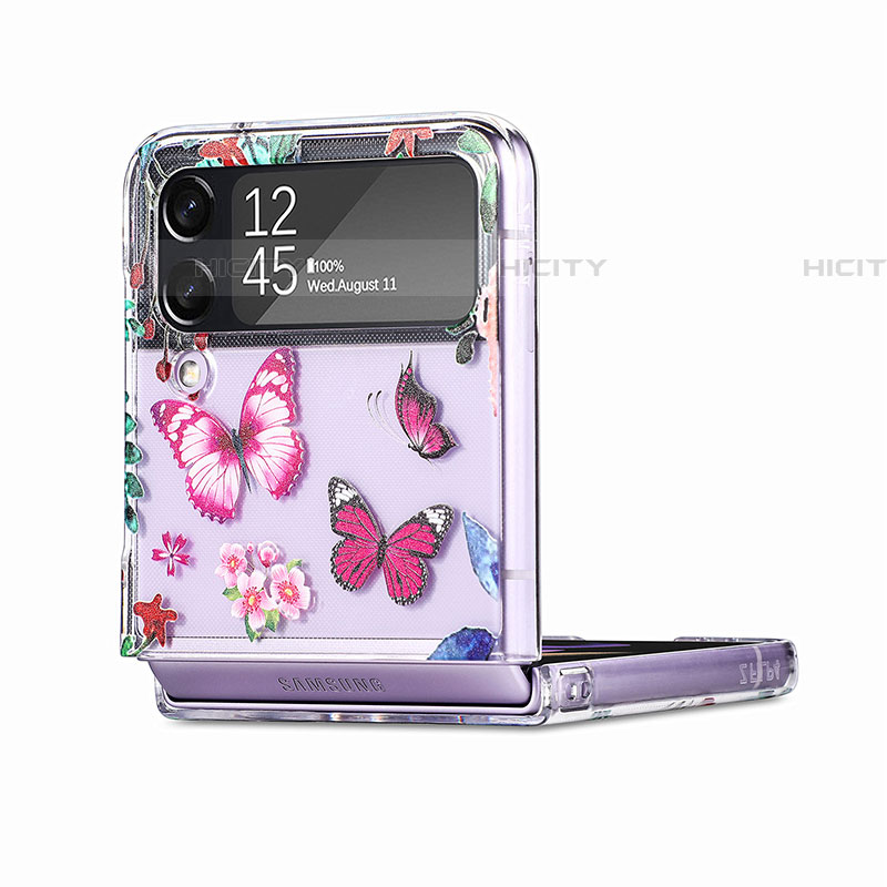 Coque Plastique Rigide Etui Housse Mat P05 pour Samsung Galaxy Z Flip4 5G Plus