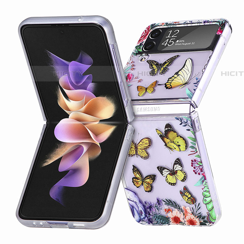 Coque Plastique Rigide Etui Housse Mat P05 pour Samsung Galaxy Z Flip4 5G Plus