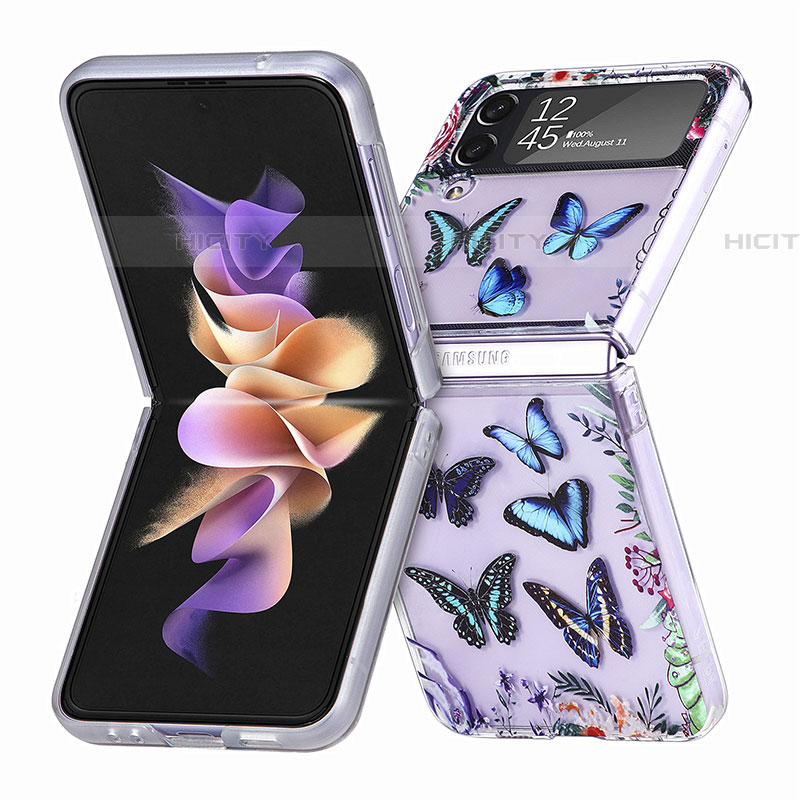 Coque Plastique Rigide Etui Housse Mat P05 pour Samsung Galaxy Z Flip4 5G Plus