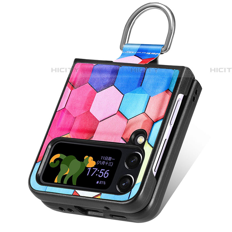 Coque Plastique Rigide Etui Housse Mat P06 pour Samsung Galaxy Z Flip4 5G Plus