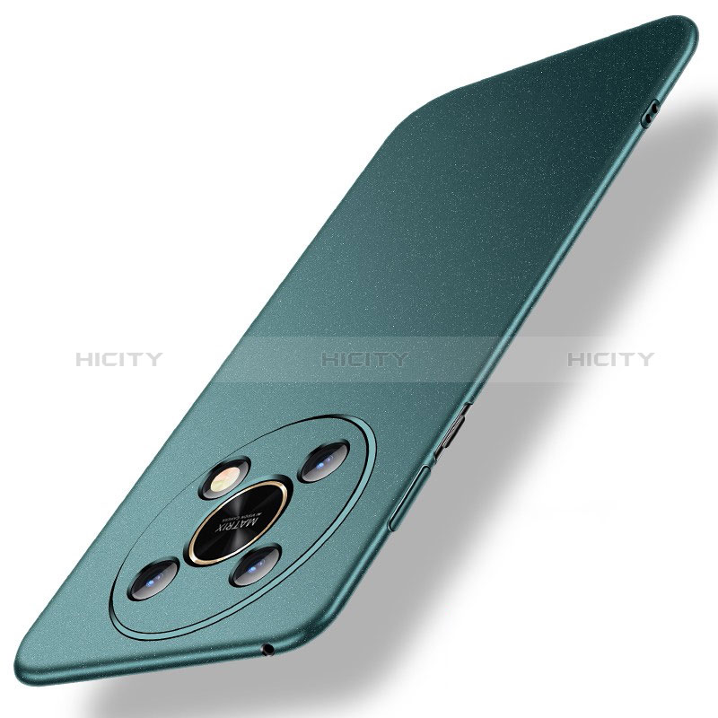 Coque Plastique Rigide Etui Housse Mat pour Huawei Honor X9 5G Vert Plus