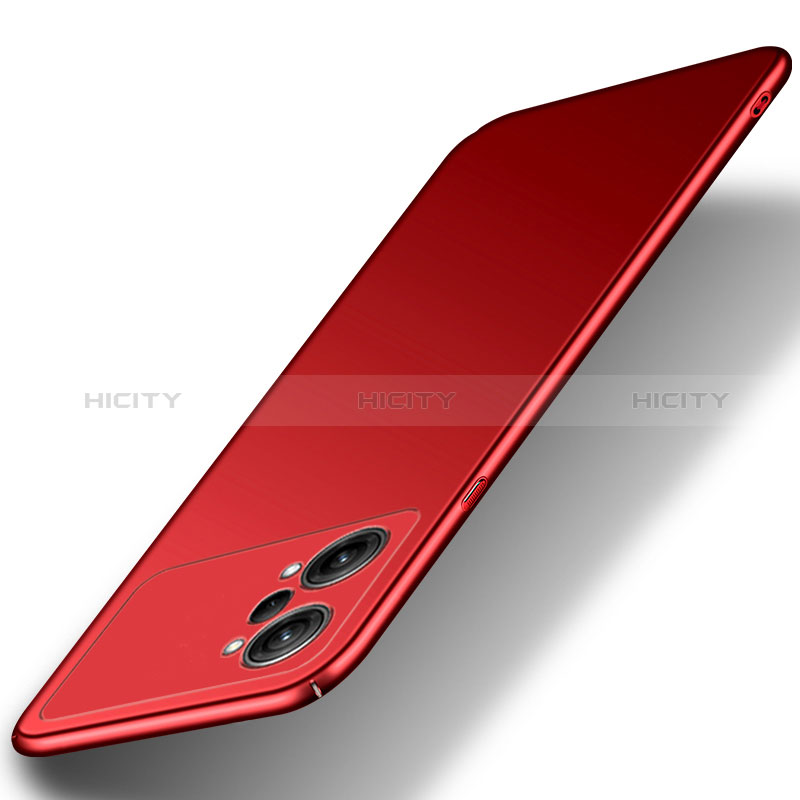 Coque Plastique Rigide Etui Housse Mat pour Oppo K10 Pro 5G Rouge Plus