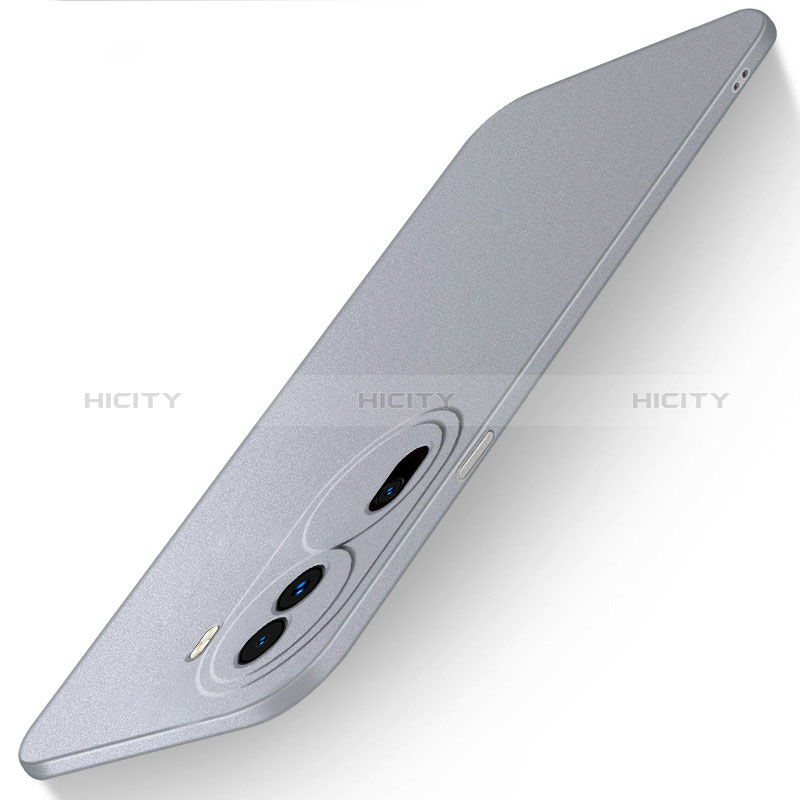 Coque Plastique Rigide Etui Housse Mat pour Oppo Reno11 Pro 5G Gris Plus