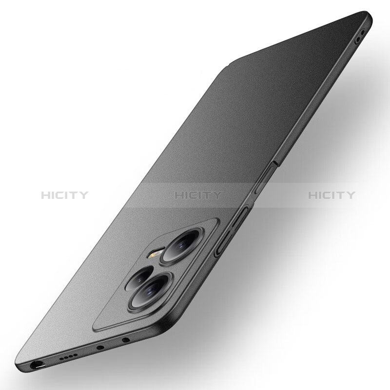 Coque Plastique Rigide Etui Housse Mat pour Xiaomi Redmi Note 12 5G Noir Plus