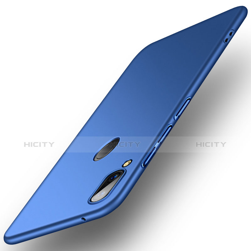 Coque Plastique Rigide Etui Housse Mat R01 pour Huawei Y9 (2019) Bleu Plus