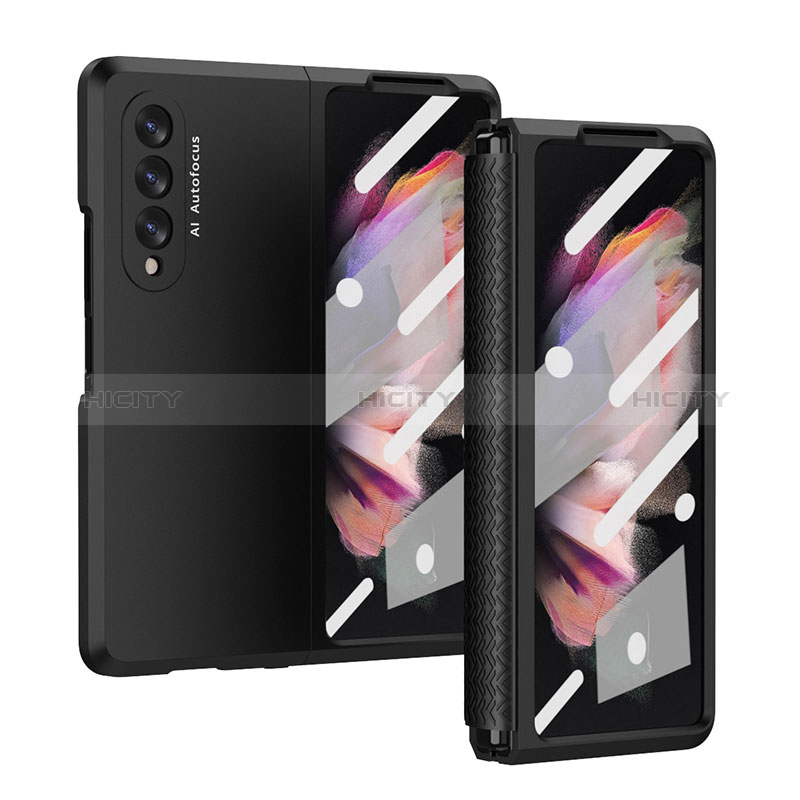 Coque Plastique Rigide Etui Housse Mat R02 pour Samsung Galaxy Z Fold3 5G Noir Plus