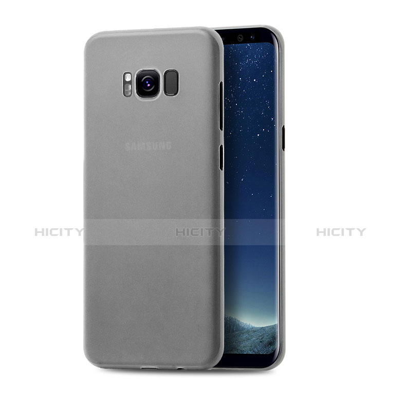 Coque Plastique Rigide Etui Housse Mat S01 pour Samsung Galaxy S8 Plus Gris Plus