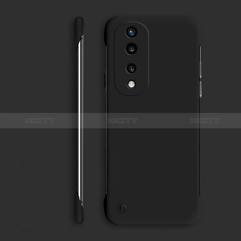 Coque Plastique Rigide Etui Housse Mat Sans Cadre P01 pour Huawei Honor 70 Pro 5G Noir Plus